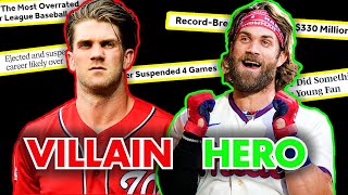 Baseball's Biggest Villain turned HERO... Bryce Harper's INSANE Story