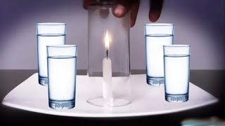 Glass and Candle Experiment - Science Projects for Kids | Educational Videos  #experiment #science