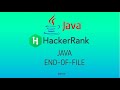 #9 Java End-Of-File  | Hackerrank Java Solutions
