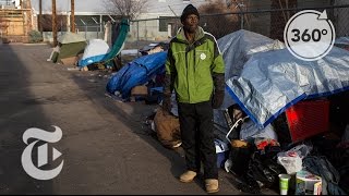 Sleeping on Denver’s Bitter Cold Streets | The Daily 360 | The New York Times