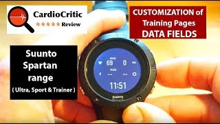 Customizing Sport Profile Training Pages & Data Fields on the  Suunto Spartan Trainer Wrist HR