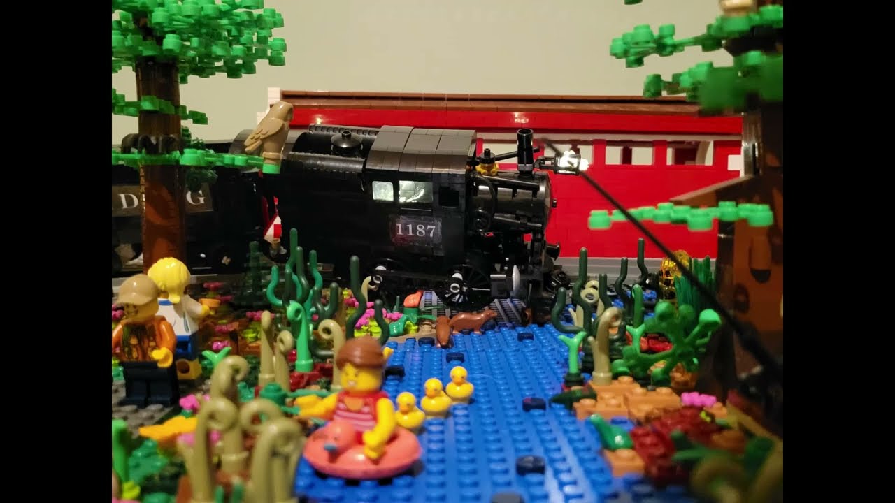 Lego Reading Railroad Camelback 0-4-0 1187 - YouTube