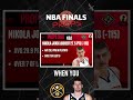 🏀 NBA Finals GAME 1 Prop Pick 🏀 Nikola Jokic HIGHER 27.5 Pts 🤑