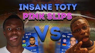 INSANE TOTY PINK SLIPS | KSI Vs ComedyShortsGamer (FIFA 14)