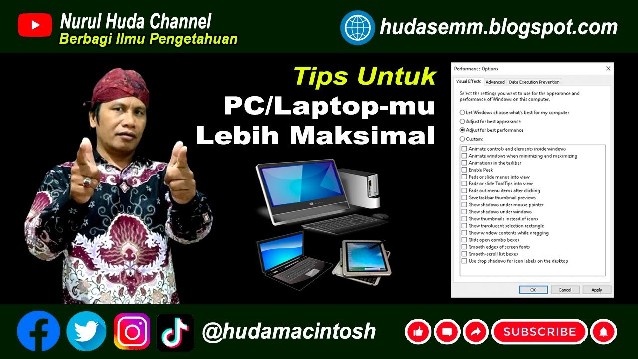 Tips Untuk Pc Laptop Mu Lebih Maksimal Youtube