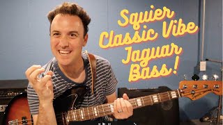 Squier Classic Vibe Jaguar Bass Review!