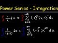 Power Series Representation By Integration - Calculus 2