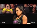 The Bella Twins Vs Aj Lee Amp