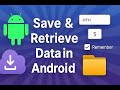35. How to Retrieve Saved Data Using SharedPreferences in Android | Kotlin Tutorial
