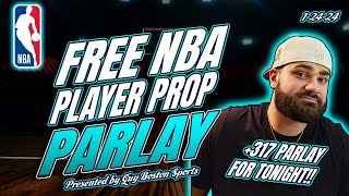 NBA Player Prop Parlay 1/24/2024 | FREE NBA Player Prop Parlay Best Bets
