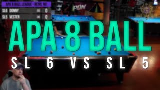 APA League Night | 8 Ball Match | Donny v Vester | SL 6 v SL 5 | Commentary