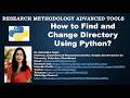 32 How to Change Directory Using Python (python)(directory)(operating system)(library)