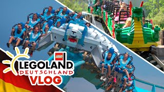 Visiting the Most THRILLING Legoland Park and Riding their B&M Wing Coaster Maximus!