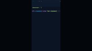Check alphabet in python #python #learnpython #programming