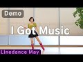 I Got Music Line Dance (Intermediate : Ria Vos) -Demo