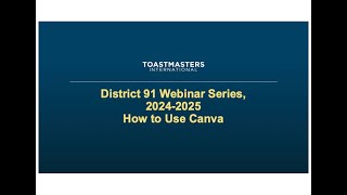 Webinar Series: How to Use Canva