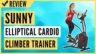 Sunny Health & Fitness Elliptical Cardio Climber Cross Trainer Machine SF-E3919 Review