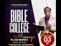 KINGLY TEST// PR SAJI GEORGE K // SHALOM GLOBAL BIBLE COLLEGE 3/09/24