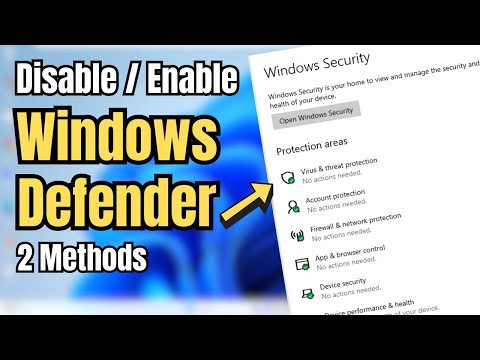How to Disable or Enable Windows Defender on Windows 10/11 (2023)
