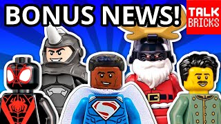 BONUS LEGO NEWS! Superman! Spidey! Cancelled Sets?! Hotel Modular! $500 Super Heroes! Ninjago Gift!