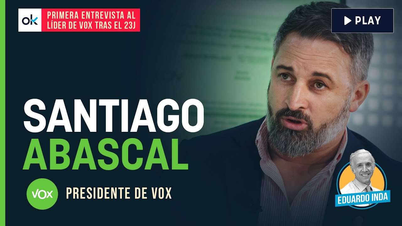 Entrevista Completa A Santiago Abascal - YouTube