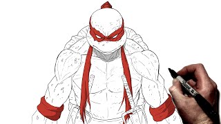 How To Draw Raphael | Step By Step | TMNT