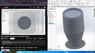Basic Techniques - Pattern Features | SOLIDWORKS TUTORIAL