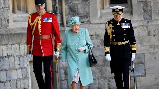 Scaled-down Trooping the Colour marks Queen's official birthday