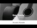 Leah Kate - Dear Denny (Acoustic Karaoke)