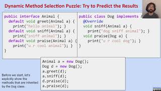 [Inheritance 1, Bonus Video A] - A Dynamic Method Selection Puzzle