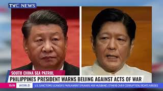 Philippines President Warns Beijing Against Acts Of War