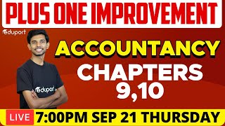 Plus One Improvement Exam - Accountancy - Chapters 9,10 | Eduport Commerce