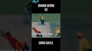 Shahid Khan Afridi🔥 X Chris Gayle 🔥| Shahid Afridi Attitude Status | Pakistan Cricket  #shorts
