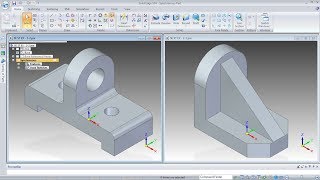 Solid Edge Synchronous Technology Tutorial for Beginners - 2 | Solid Edge Part Modeling Tutorial