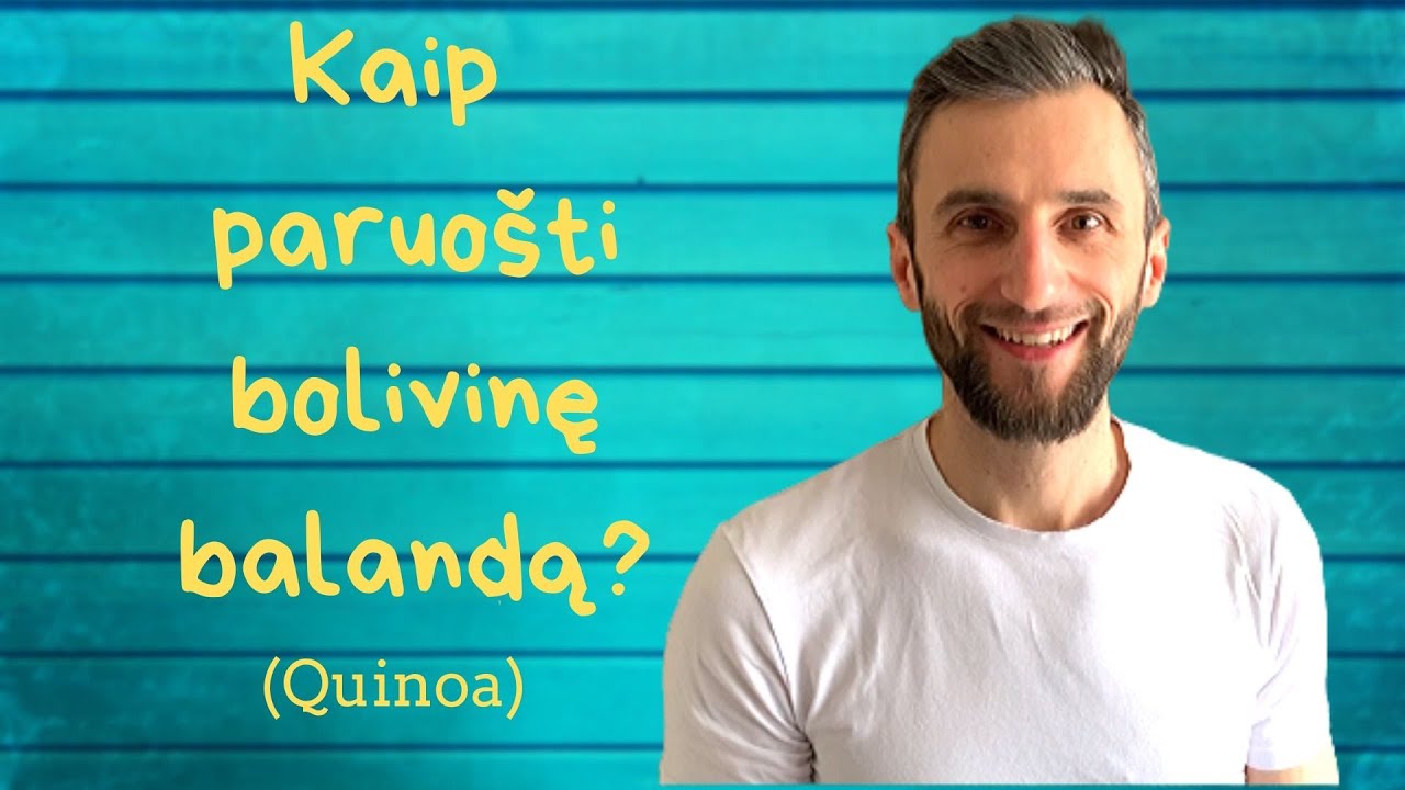 Kaip Paruošti Bolivine Balanda? | Kynva | Receptai - YouTube