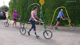 GlideCycle Weightless Run Bike with 11 Million Viral Views! Allows People With Injuries to Run
