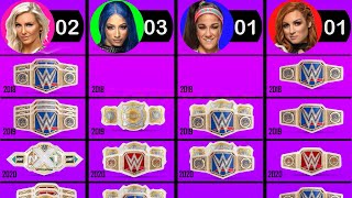 Becky Lynch vs Sasha Banks vs Charlotte vs Bayley Four horsewoman All WWE Title