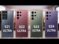 Samsung Galaxy S24 Ultra Vs Galaxy S23 Ultra Vs Galaxy S22 Ultra Vs Galaxy S21 Ultra Specs Review