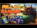 ONE SHOT RAMMUS BUILD! FULL AP RAMMUS!