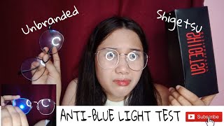 Shigetsu Unboxing + Anti bluelight test ✨ Honest Review