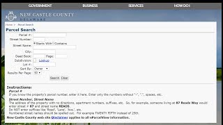Using Property Search Instructions