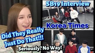 SB19 - KOREA TIMES INTERVIEW | (REACTION)