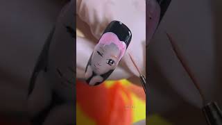BTS nail art tutorial. Drawing Rap Monster :D How to draw a face