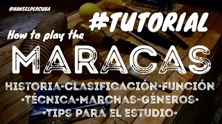 “MARACAS” #Clase #Tutorial Full•Free•Easy +Partituras. How to play Maracas by Hansel Hernández Yorka