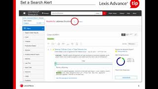 Employer Alerts on Lexis Advance