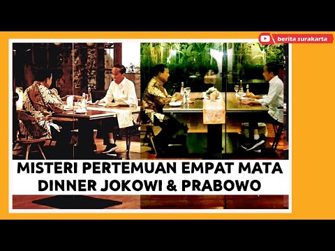 Jokowi & Prabowo Bertemu Empat Mata Sambil Makan Malam Di Menteng ...