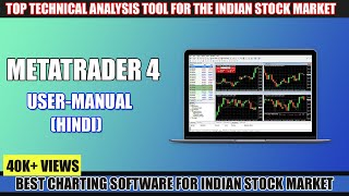 Best Charting Software for Indian Stock Market || How to Use MT4 in India (Hindi)