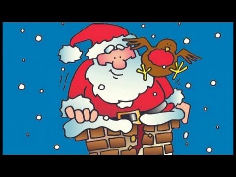 When Santa Got Stuck Up The Chimney-Kidzone - YouTube