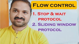 Flow Control || Data Link Layer Design Issues|| Stop and Wait Protocol || Sliding Window Protocol