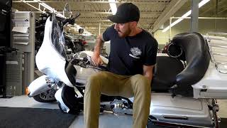 How to Lift a Harley-Davidson Touring Motorcycle